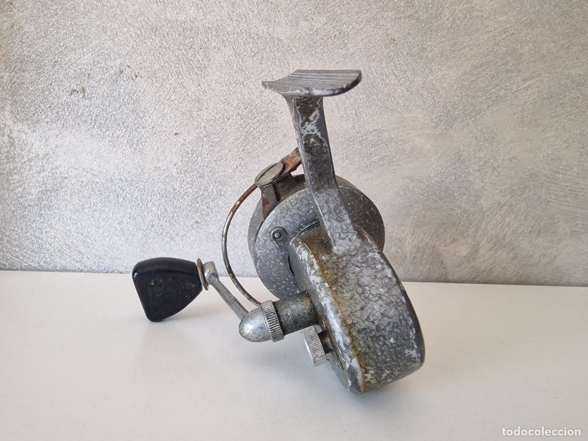 Coleccionismo deportivo: ANTIGUO CARRETE DE PESCA SIMPLEX - Foto 8