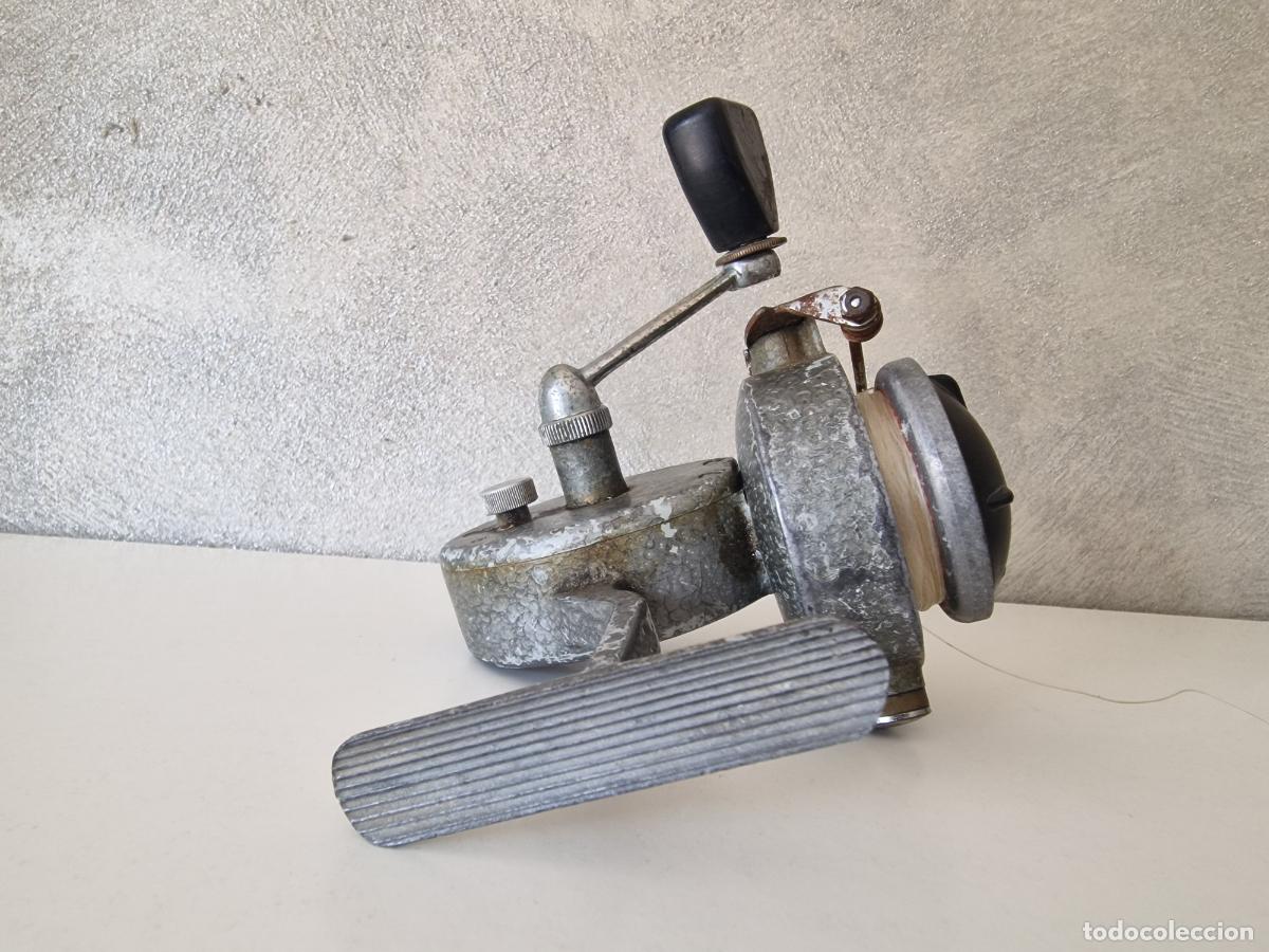 Coleccionismo deportivo: ANTIGUO CARRETE DE PESCA SIMPLEX - Foto 9