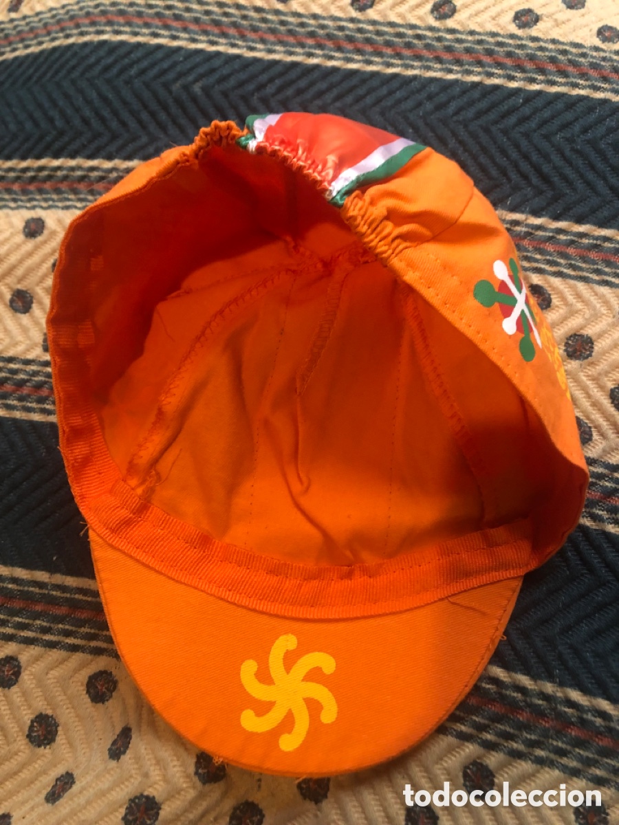 Coleccionismo deportivo: Gorra ciclista Euskaltel. Oficial. Algod&oacute;n - Foto 3