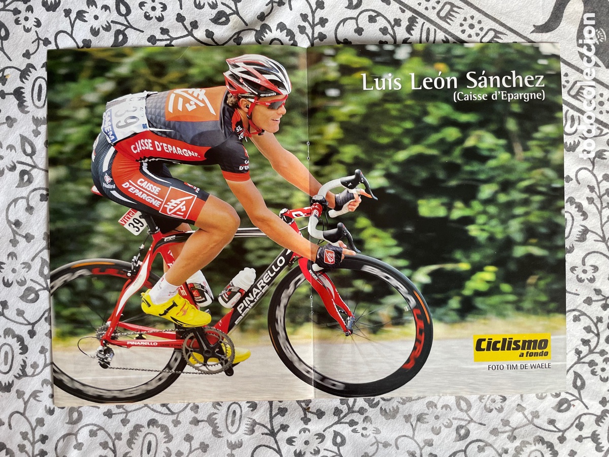 Coleccionismo deportivo: P&oacute;ster de ciclismo / Luis Leon S&aacute;nchez - Foto 1