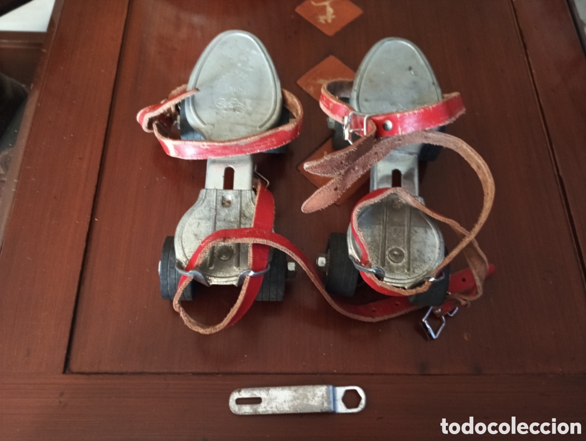 Coleccionismo deportivo: Antiguos Patines rueda sancheski - Foto 1