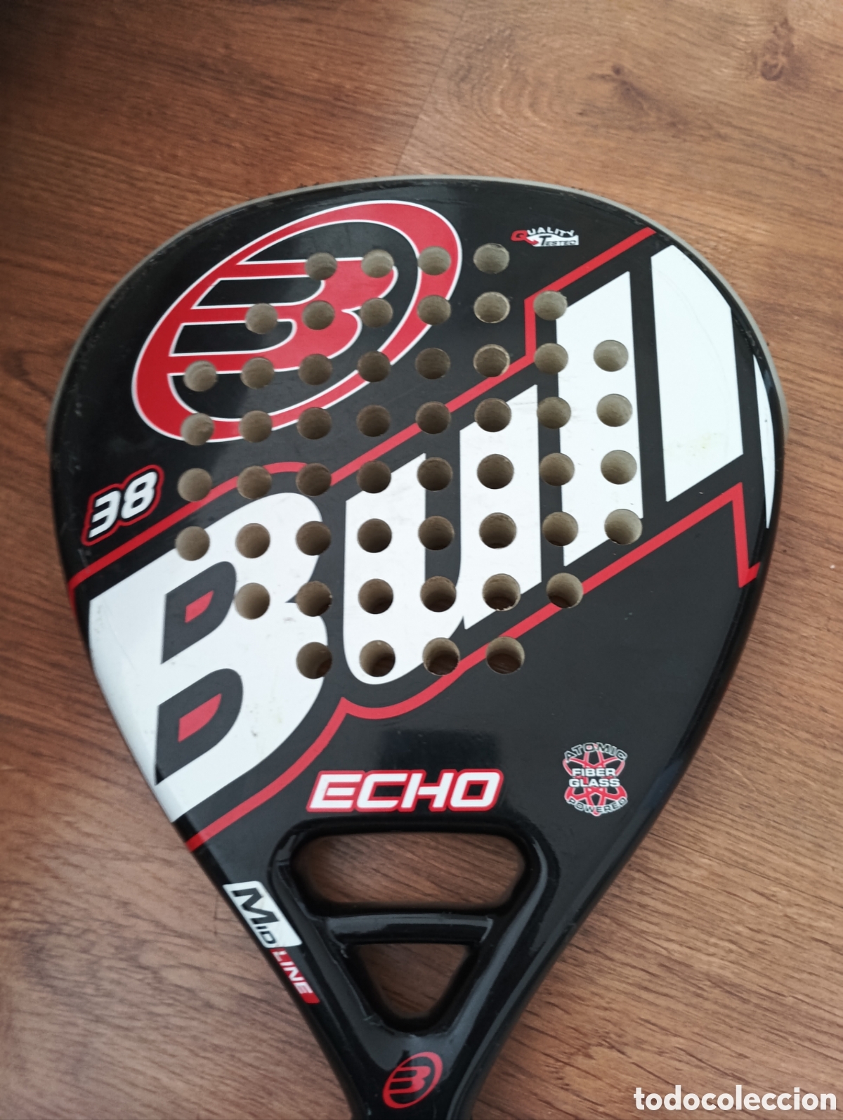 Coleccionismo deportivo: Pala bullpadel echo 38 mm - Foto 2
