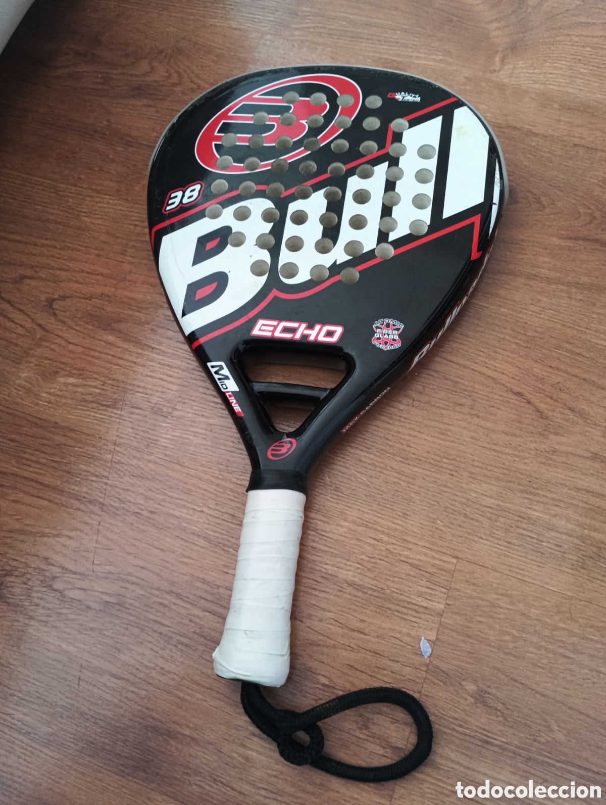 Coleccionismo deportivo: Pala bullpadel echo 38 mm - Foto 3