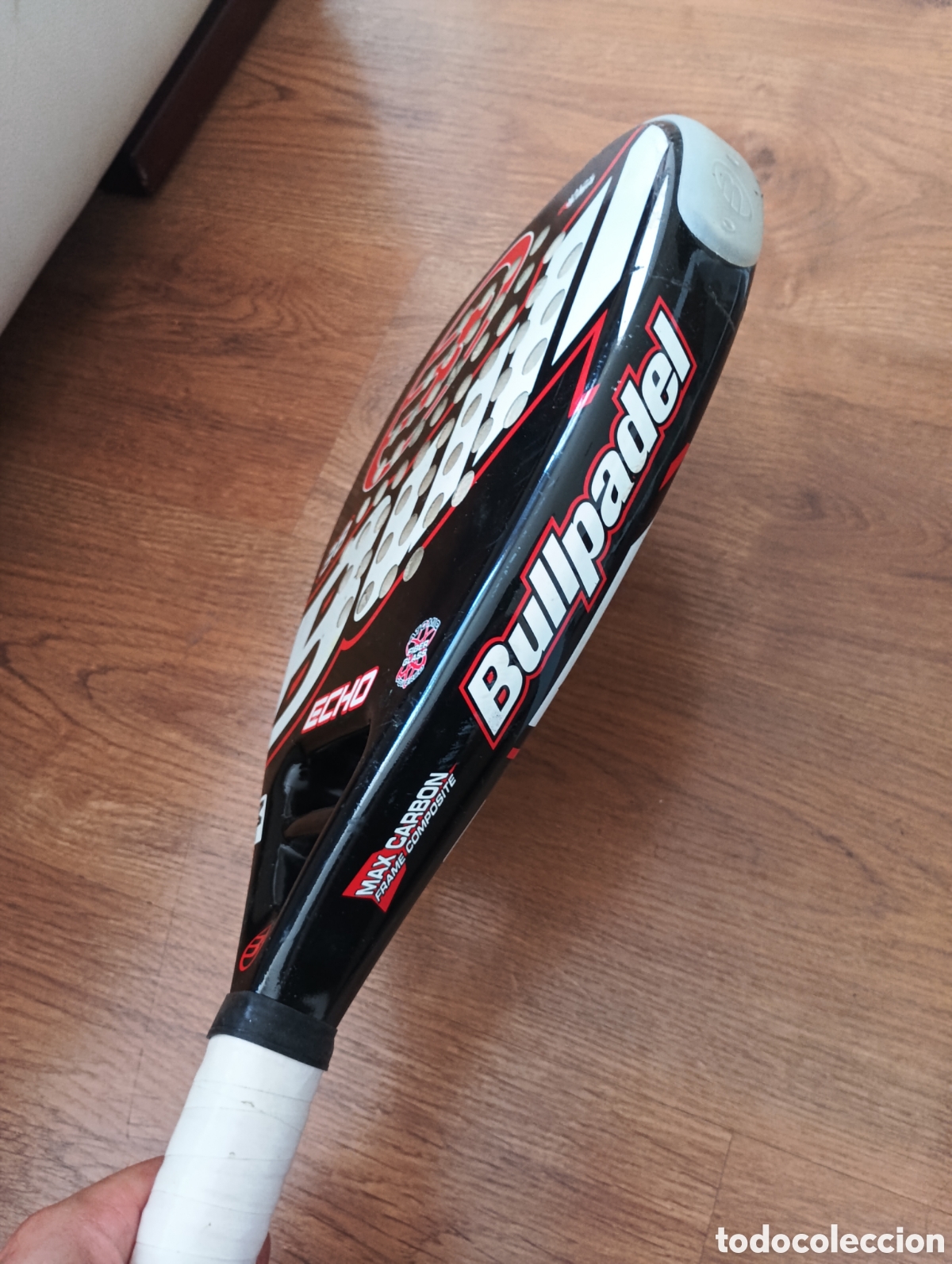 Coleccionismo deportivo: Pala bullpadel echo 38 mm - Foto 4