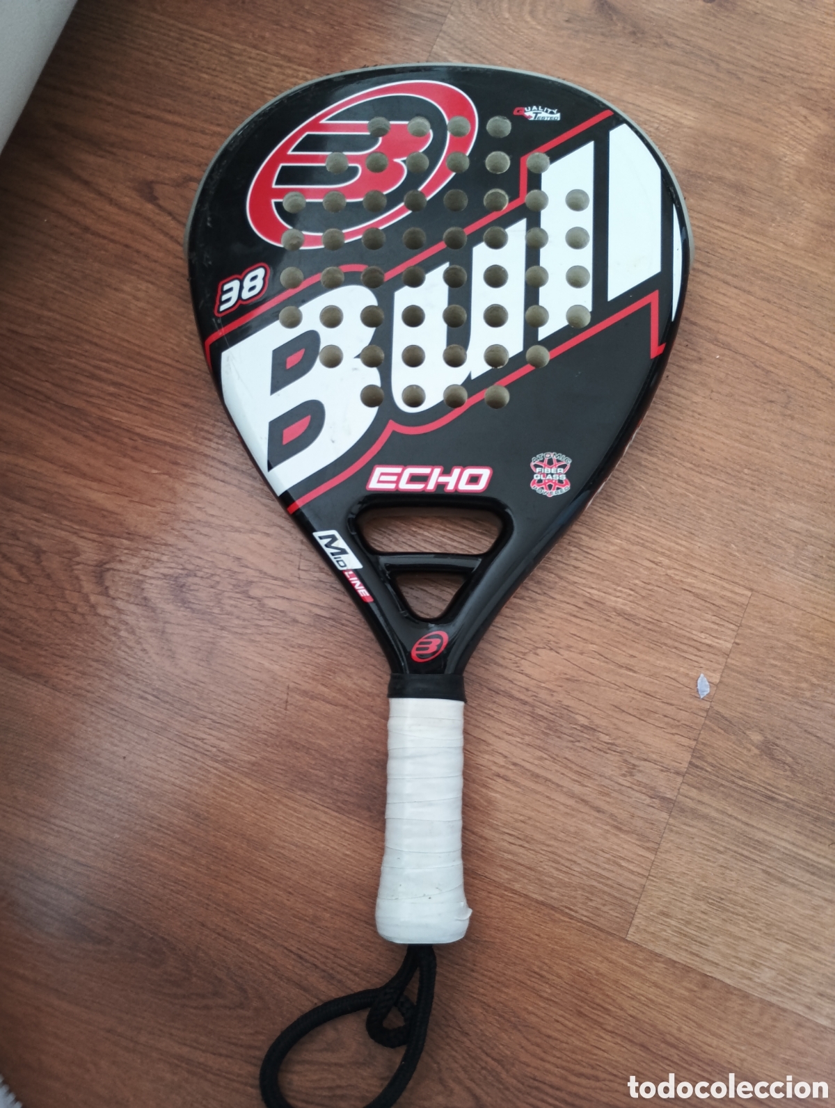 Coleccionismo deportivo: Pala bullpadel echo 38 mm - Foto 1