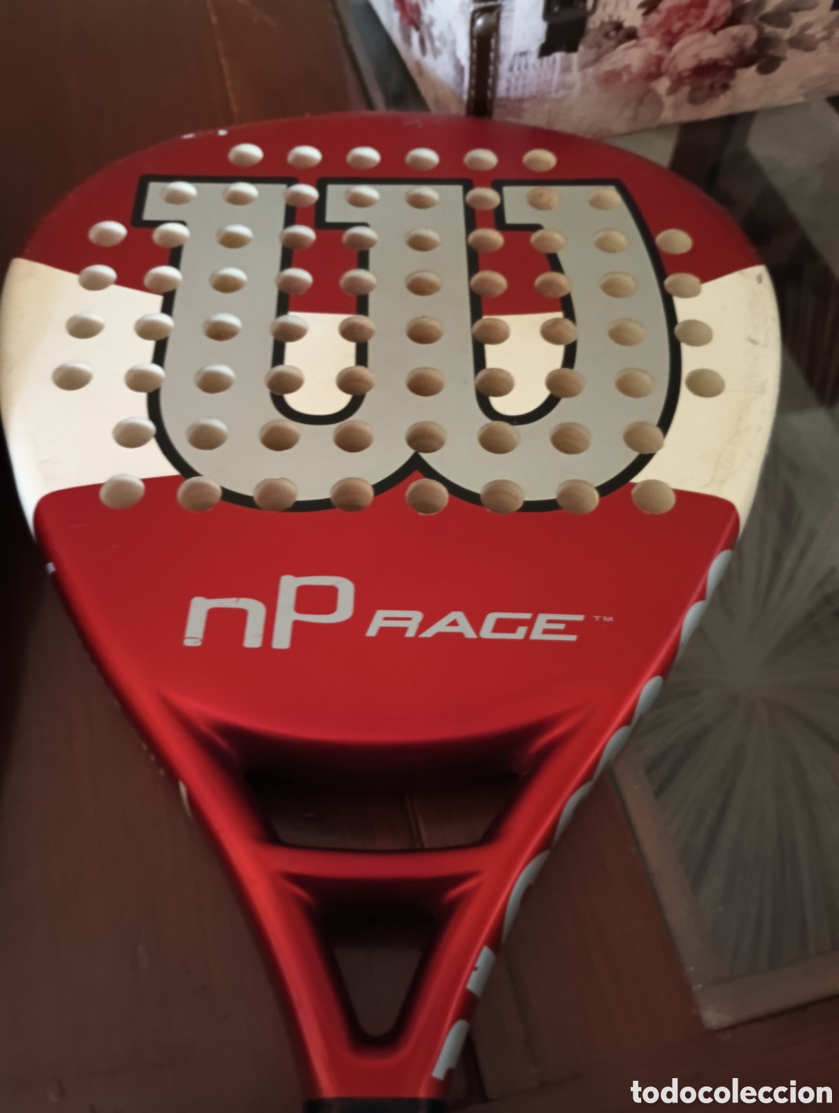 Coleccionismo deportivo: Pala p&aacute;del Wilson nP Race - Foto 2