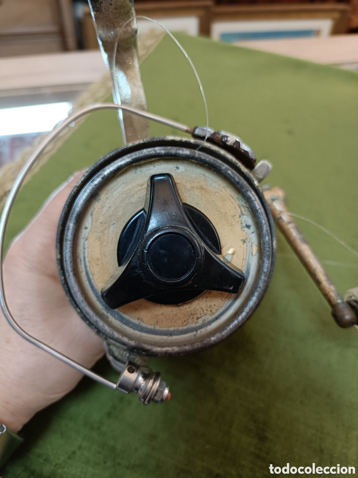 Coleccionismo deportivo: ANTIGUO CARRETE DE PESCA. - Foto 14