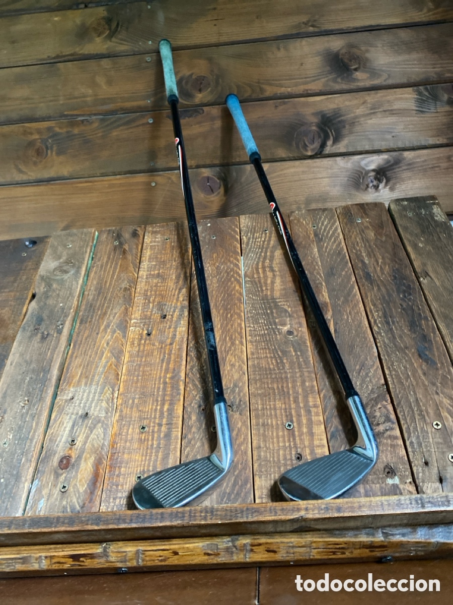 Coleccionismo deportivo: Dos palos de golf junior de la jolla - Foto 4
