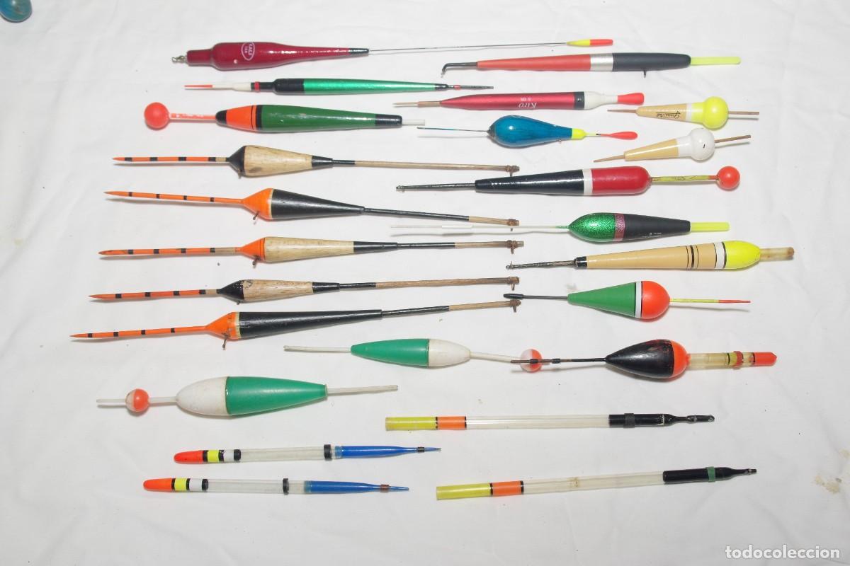 Coleccionismo deportivo: LOTE VARIADO BOYAS PESCA - Foto 1