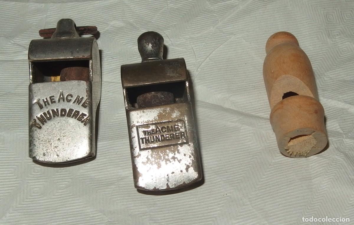 Coleccionismo deportivo: 3 SILBATOS,THE ACME THUNDERER,ENGLAND - Foto 1