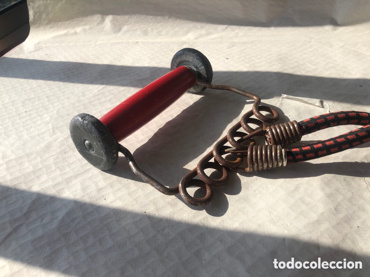 Coleccionismo deportivo: Antiguo tensor de gimnasia - Foto 3