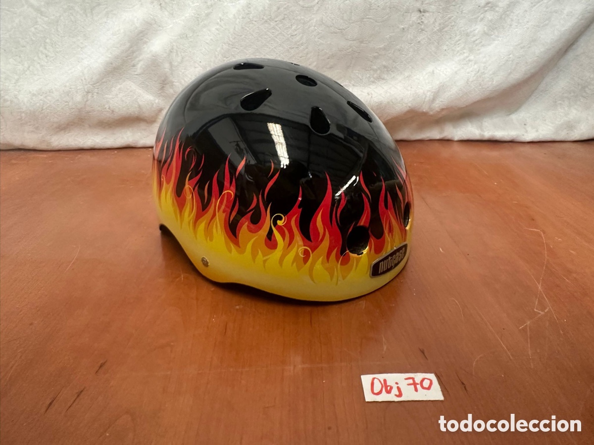 Coleccionismo deportivo: Casco Nutcase Helmet Ring Of Fire - Foto 1