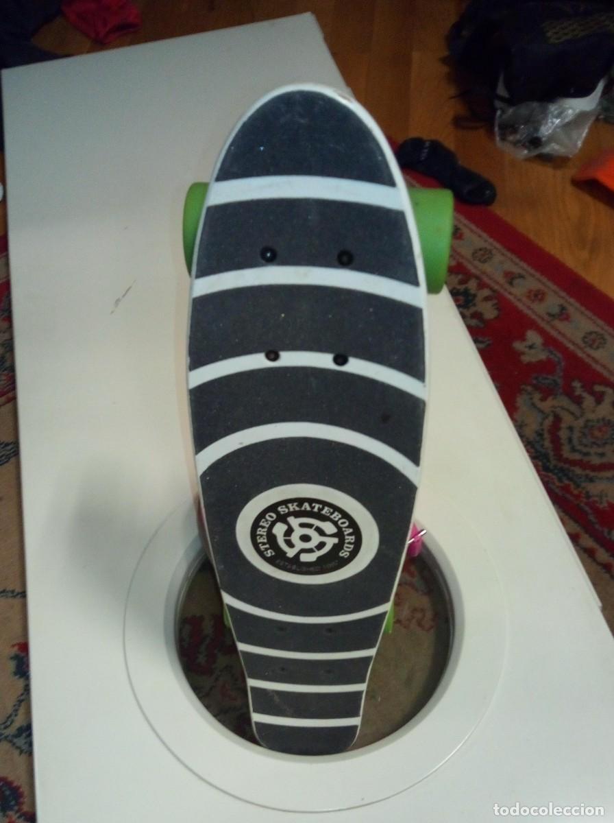 Coleccionismo deportivo: Stereo skateboards mini cruiser de madera - Foto 1
