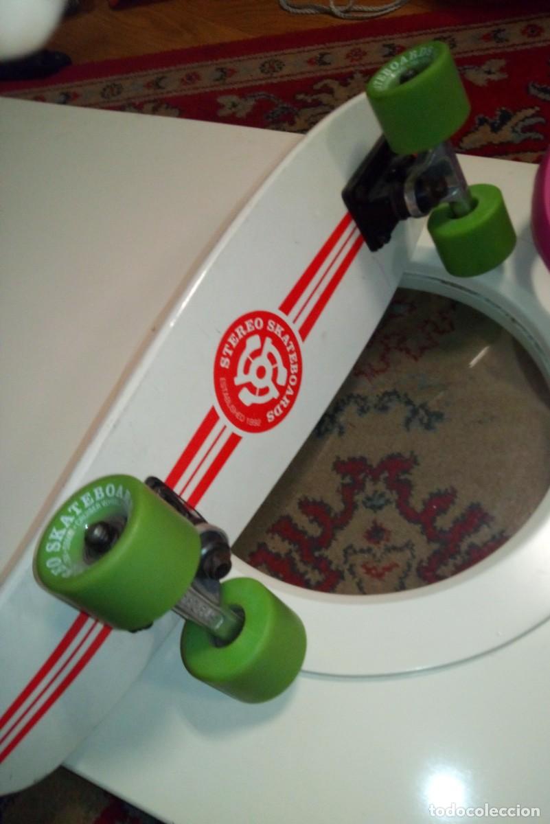 Coleccionismo deportivo: Stereo skateboards mini cruiser de madera - Foto 2