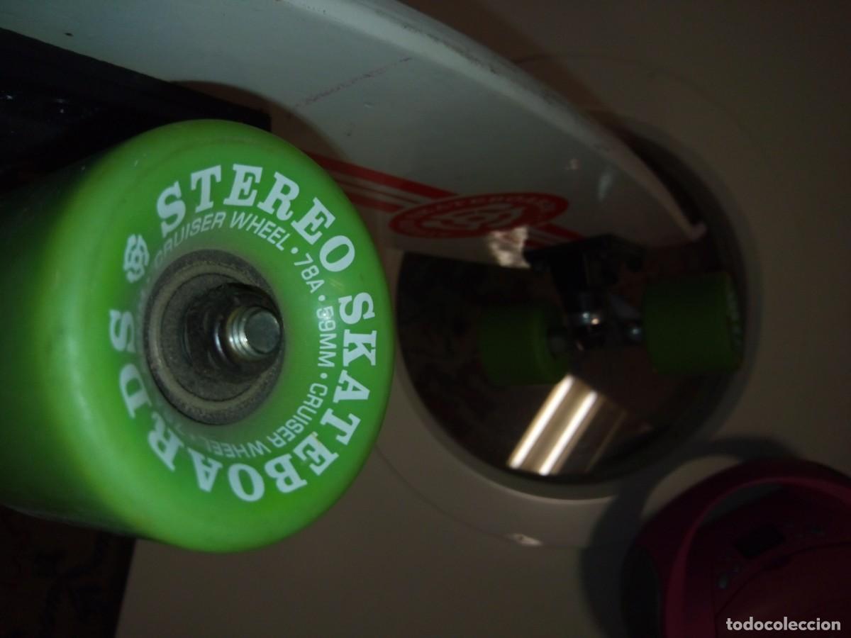 Coleccionismo deportivo: Stereo skateboards mini cruiser de madera - Foto 6