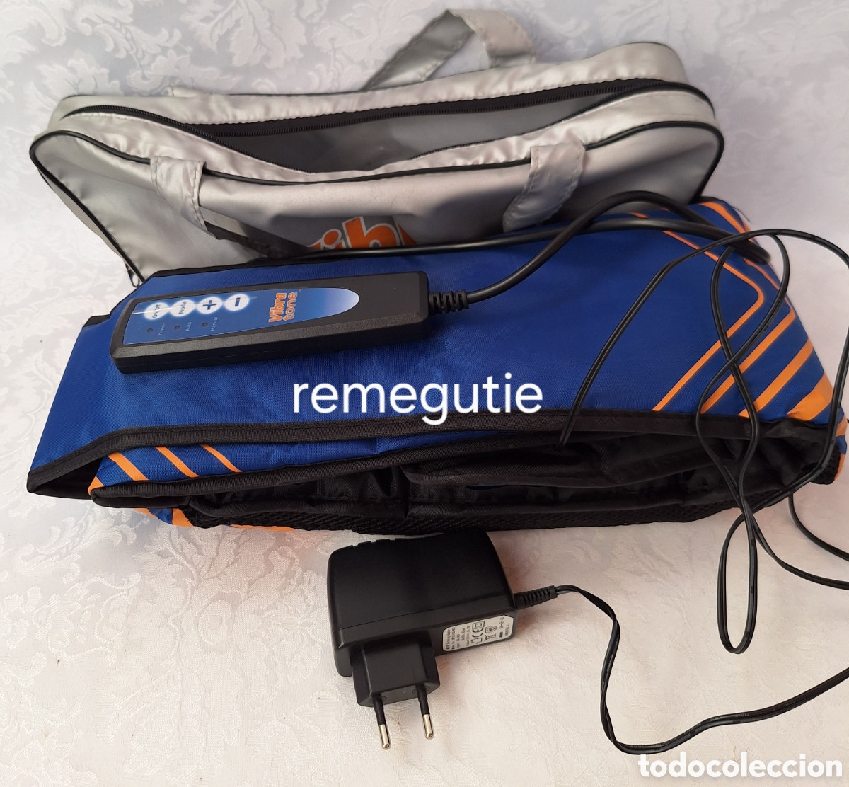 Coleccionismo deportivo: Cintur&oacute;n de masaje Vibratone - Foto 2