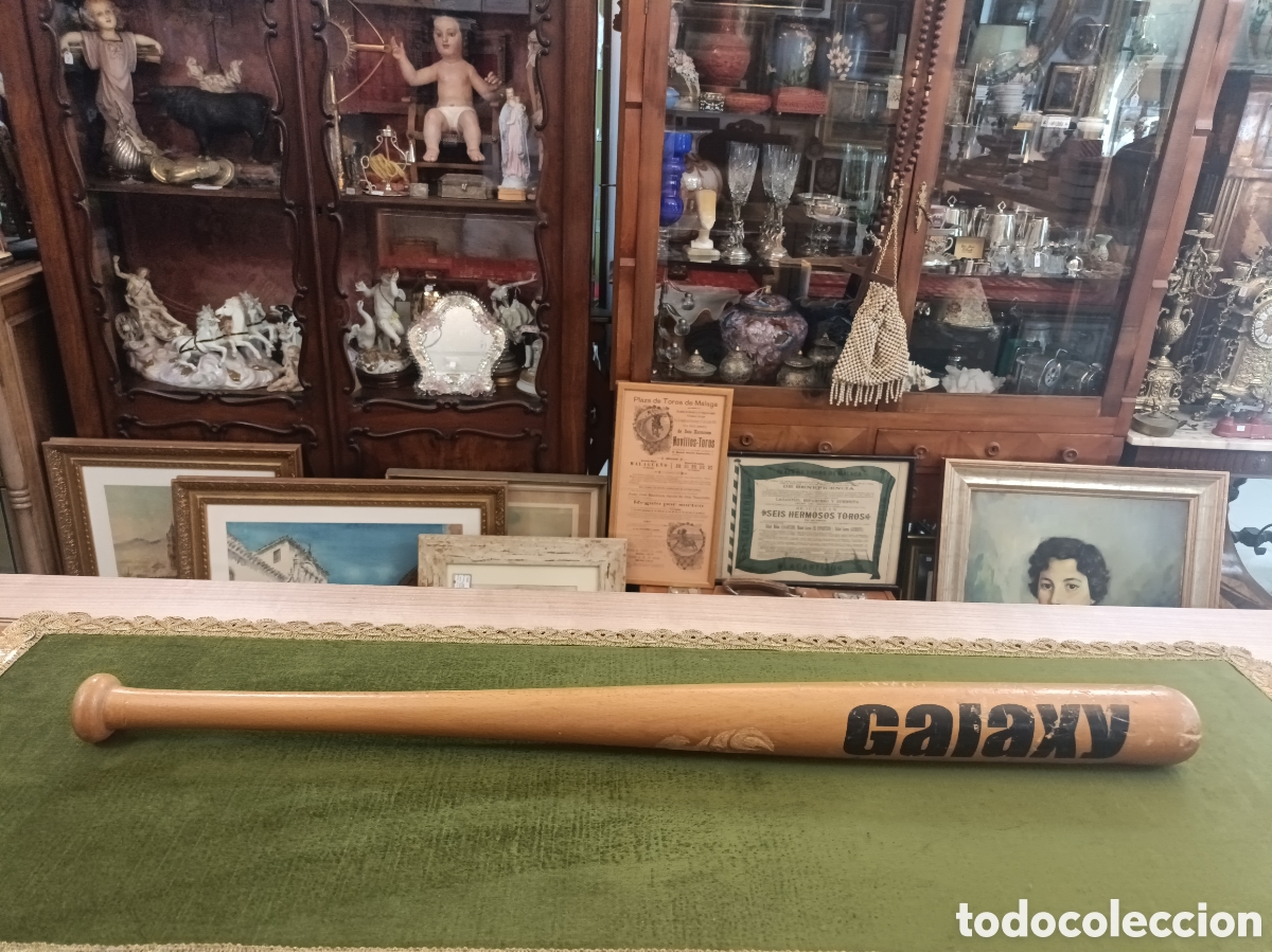 Coleccionismo deportivo: Bate de b&eacute;isbol de madera.&nbsp;GALAXY - Foto 2