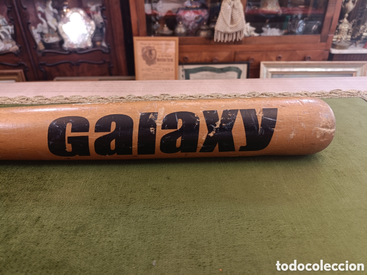 Coleccionismo deportivo: Bate de b&eacute;isbol de madera.&nbsp;GALAXY - Foto 3