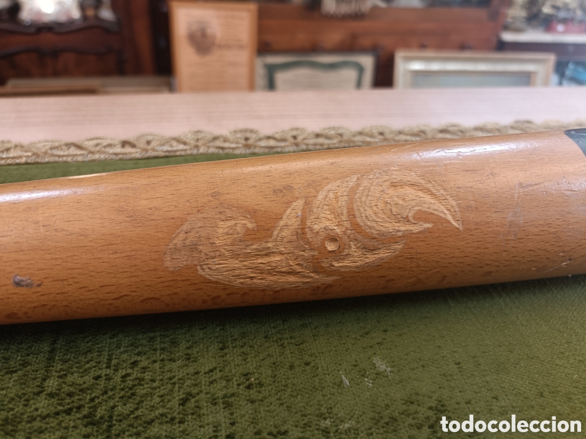 Coleccionismo deportivo: Bate de b&eacute;isbol de madera.&nbsp;GALAXY - Foto 5