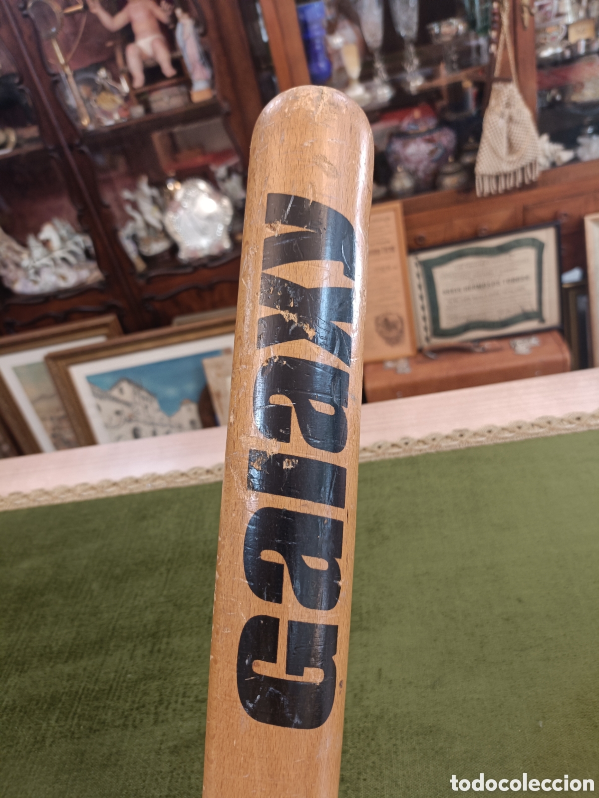 Coleccionismo deportivo: Bate de b&eacute;isbol de madera.&nbsp;GALAXY - Foto 7