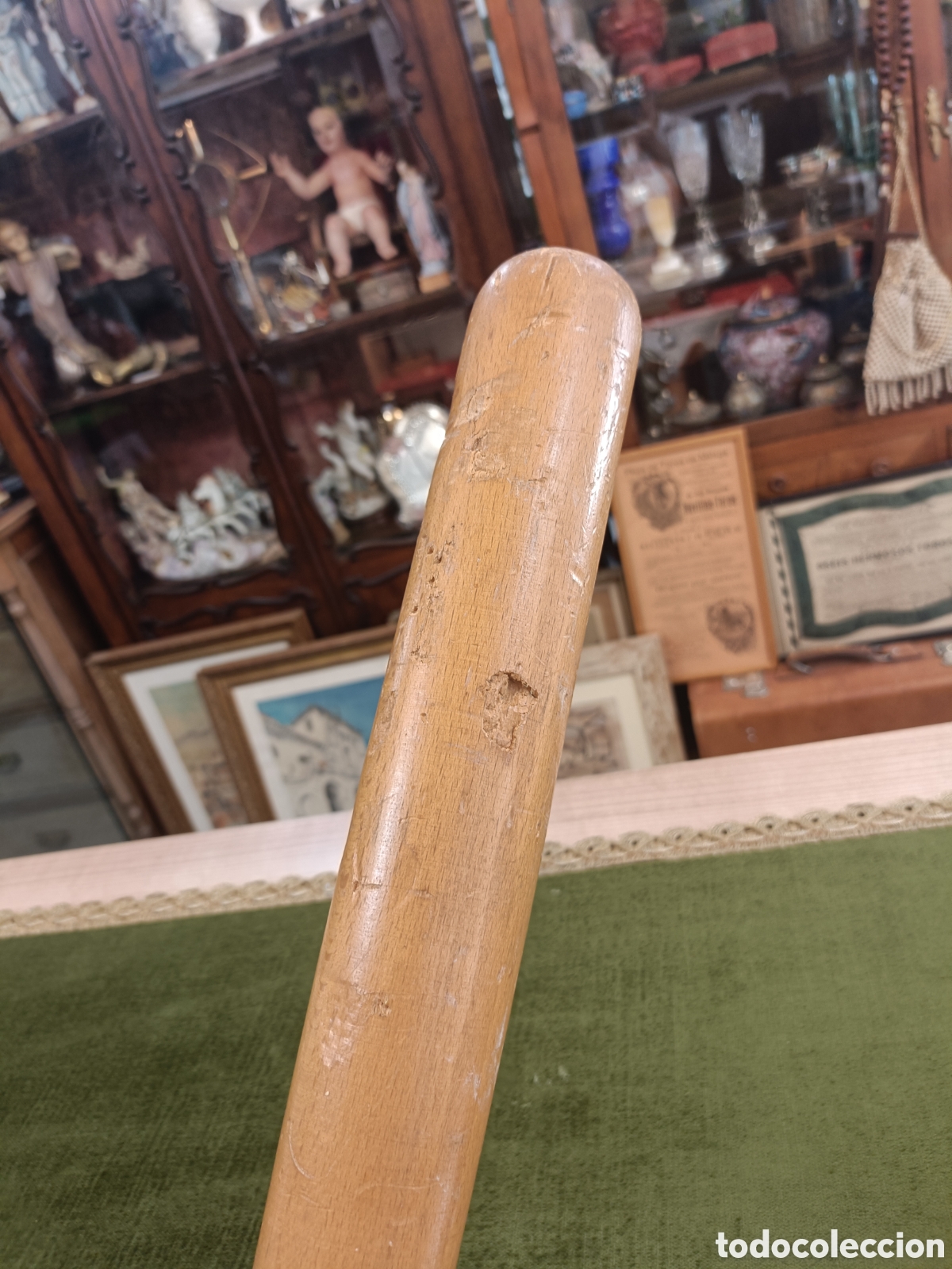 Coleccionismo deportivo: Bate de b&eacute;isbol de madera.&nbsp;GALAXY - Foto 8