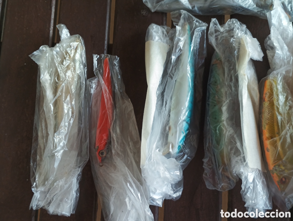 Coleccionismo deportivo: 19 se&ntilde;uelos de pesca surtidos - Foto 6