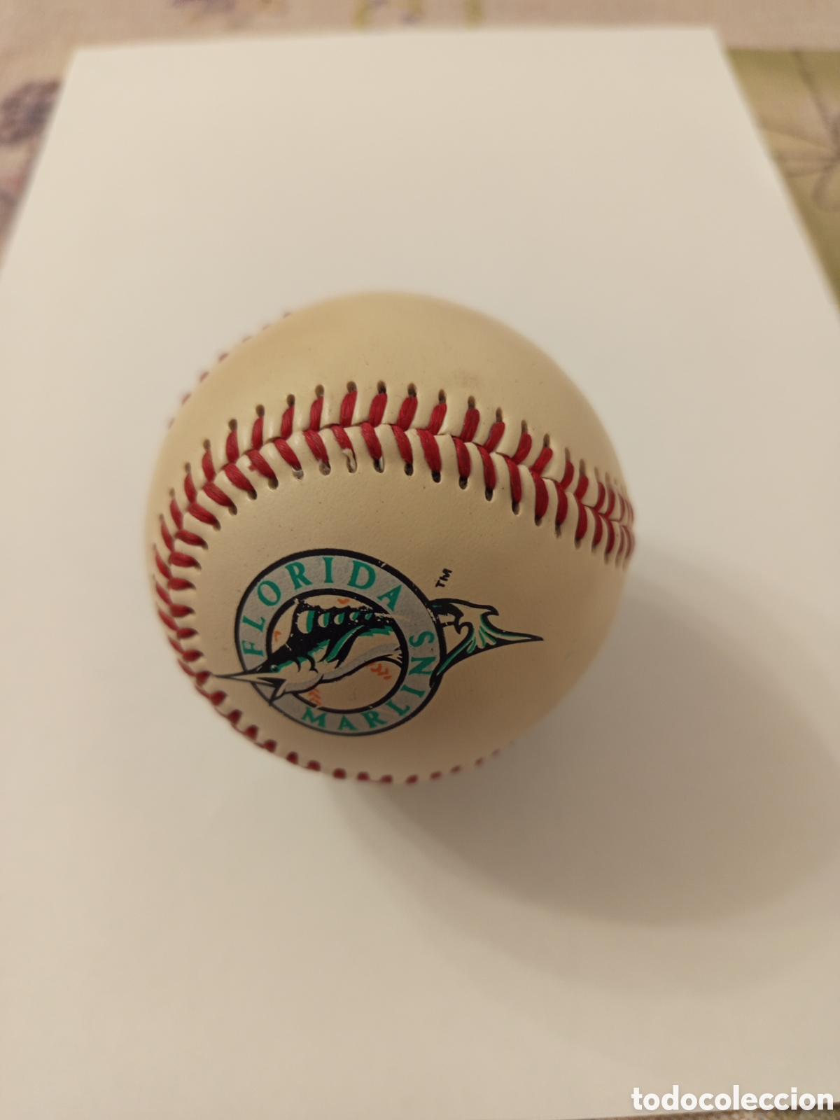 Coleccionismo deportivo: Pelota de los .marlins - Foto 1