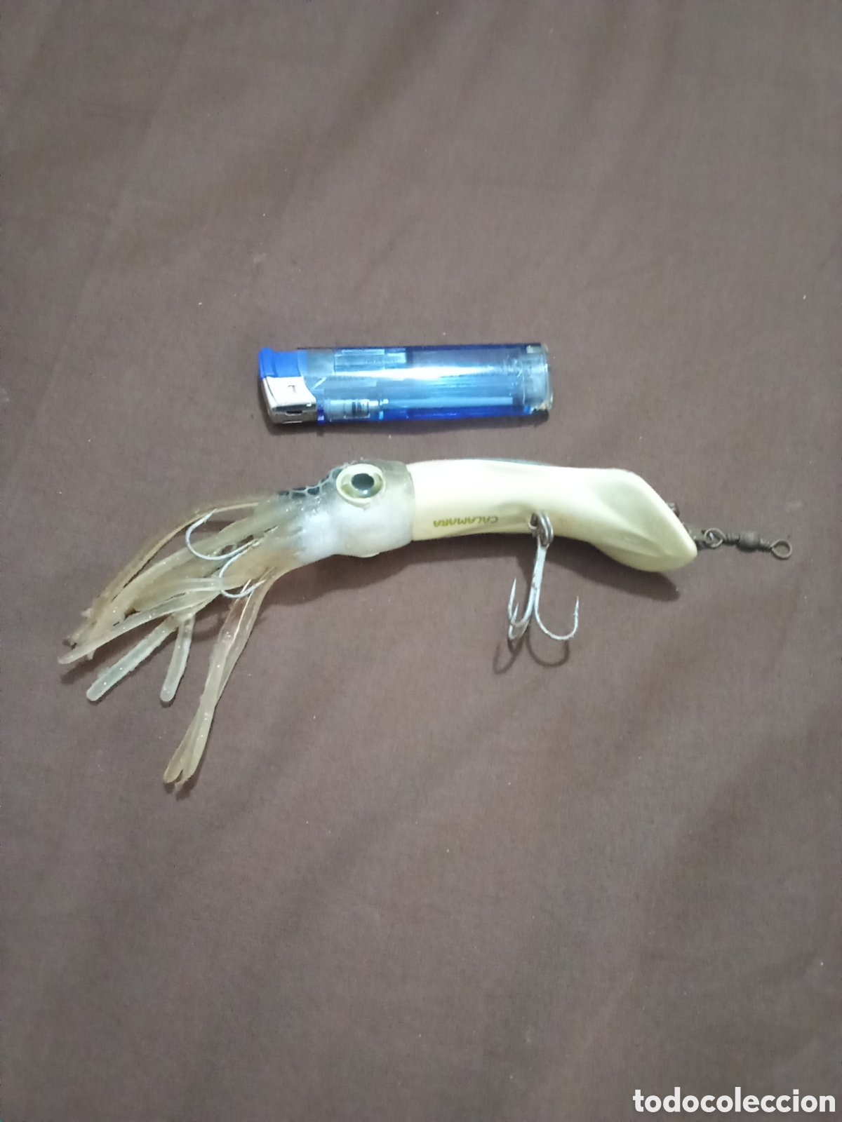 Coleccionismo deportivo: RAPALA DE PESCA DE CALAMAR GRANDE - Foto 1
