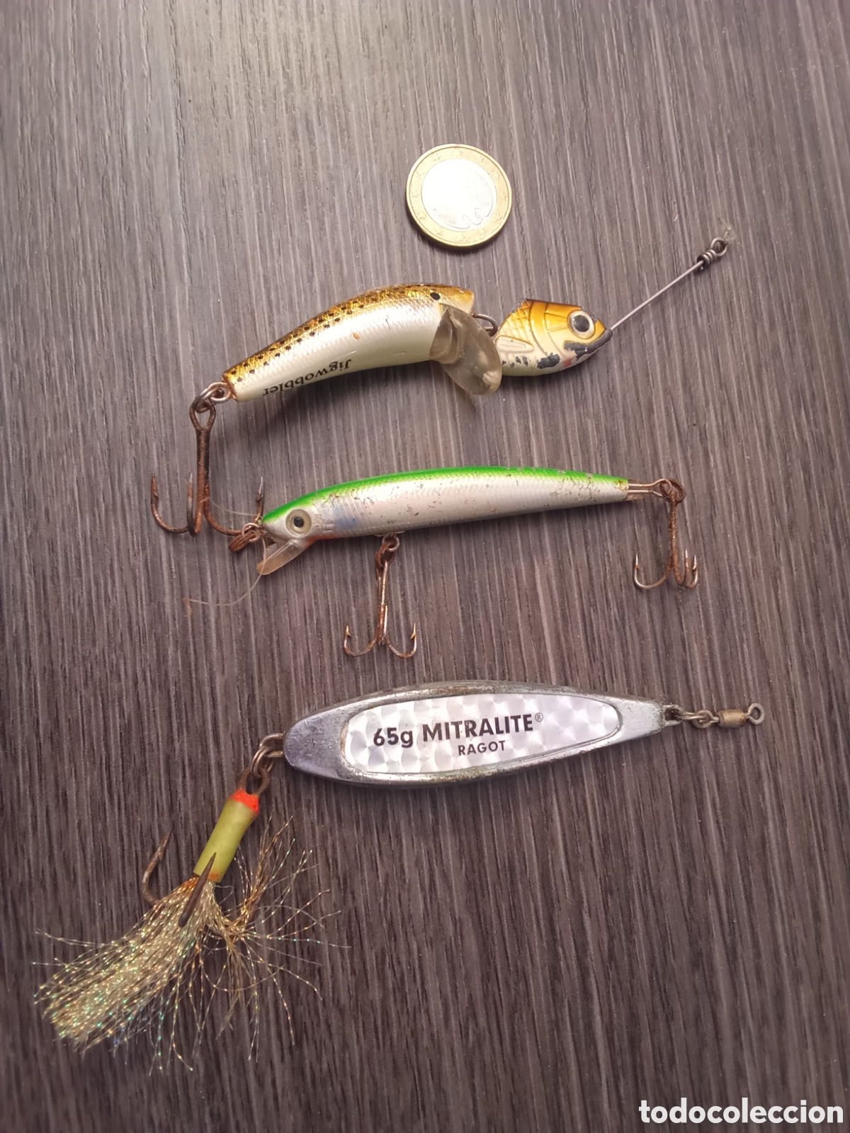Coleccionismo deportivo: LOTE DE 3 RAPALAS PARA PESCA DE MAR - Foto 1