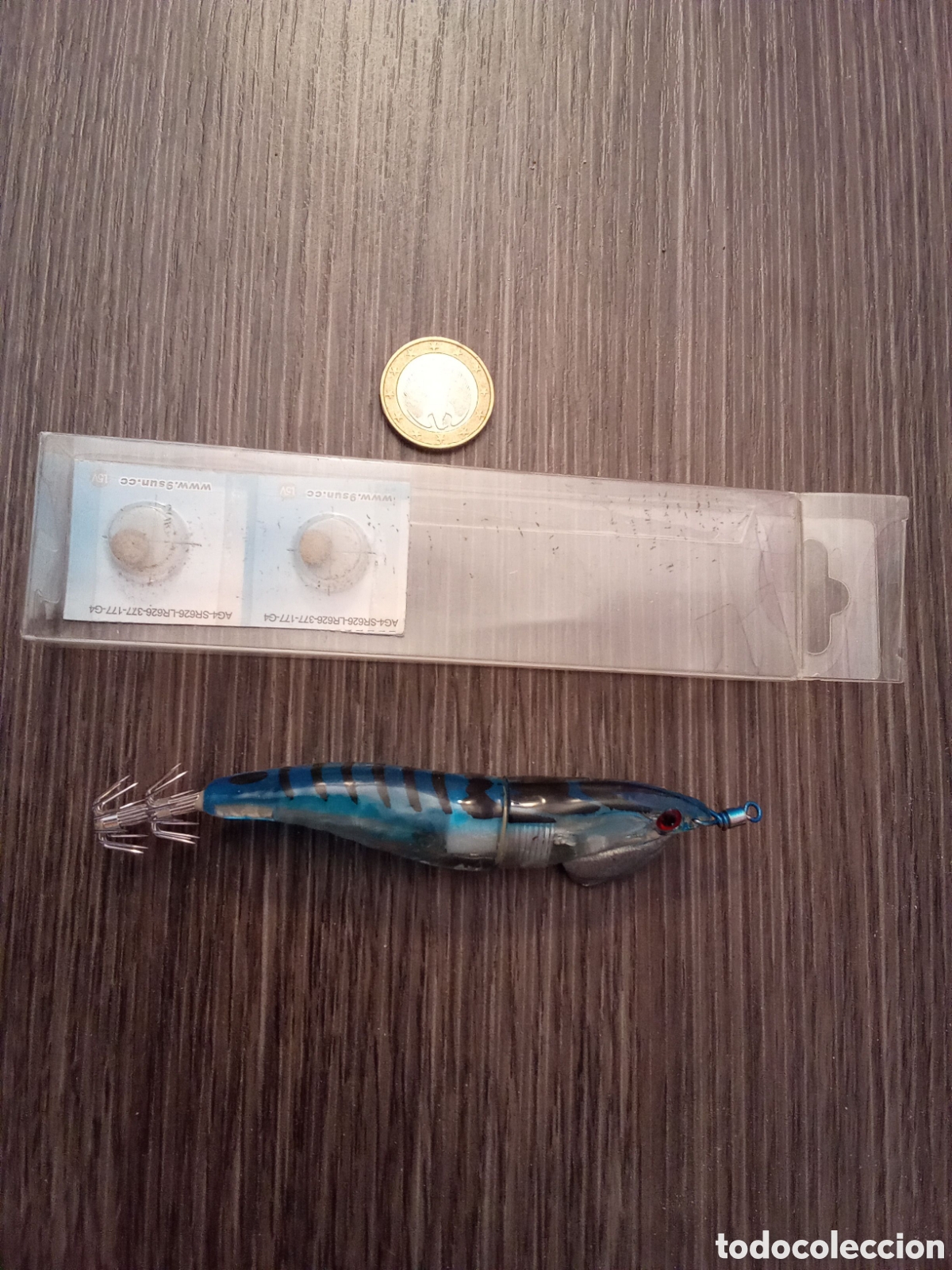 Coleccionismo deportivo: RAPALA GAMBA LUMINOSA PARA MAR - Foto 1