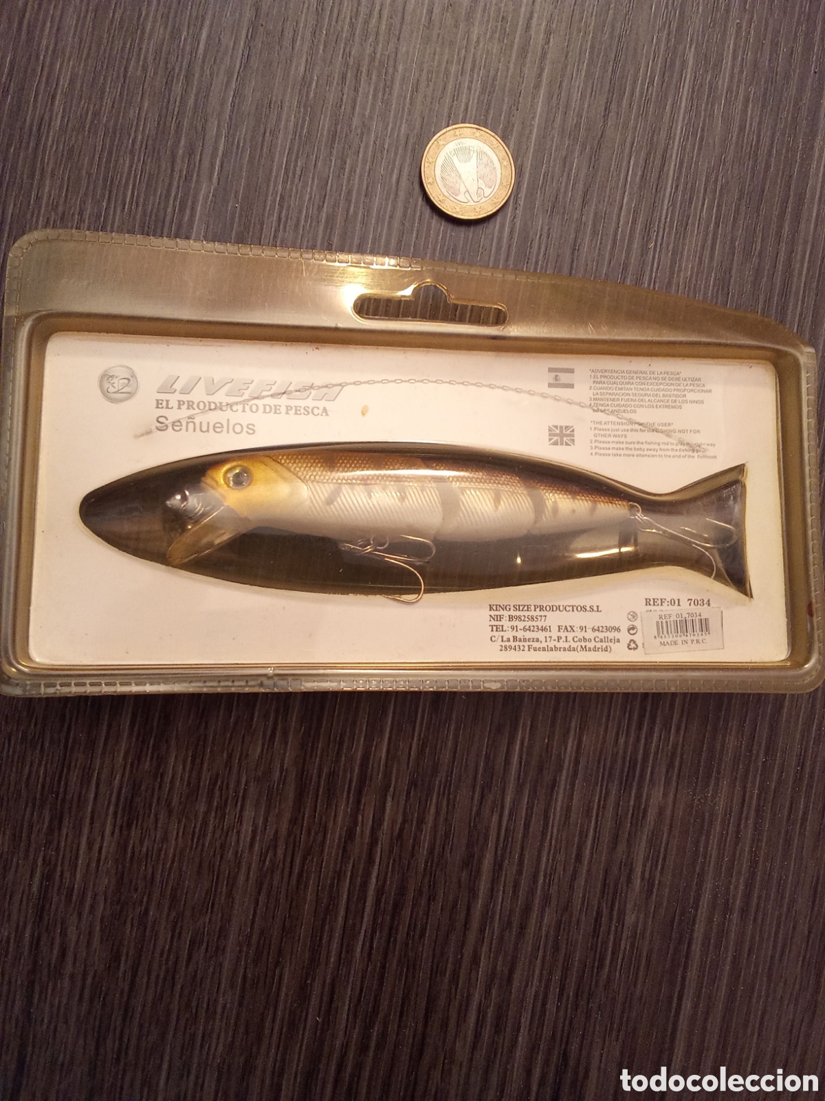 Coleccionismo deportivo: RAPALA GRANDE PARA MAR NUEVA - Foto 2