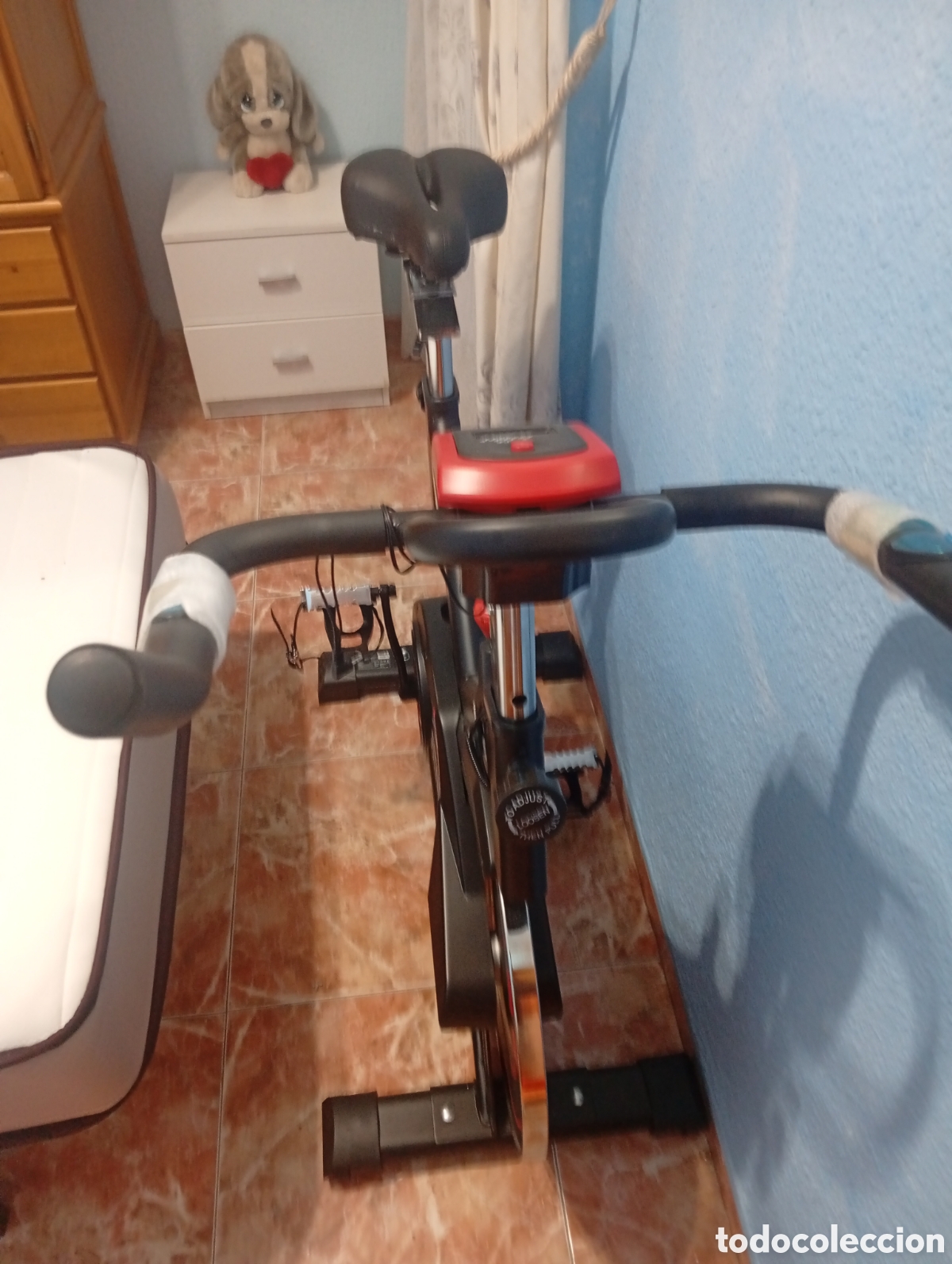 Coleccionismo deportivo: Bicicleta est&aacute;tica completamente nueva - Foto 2