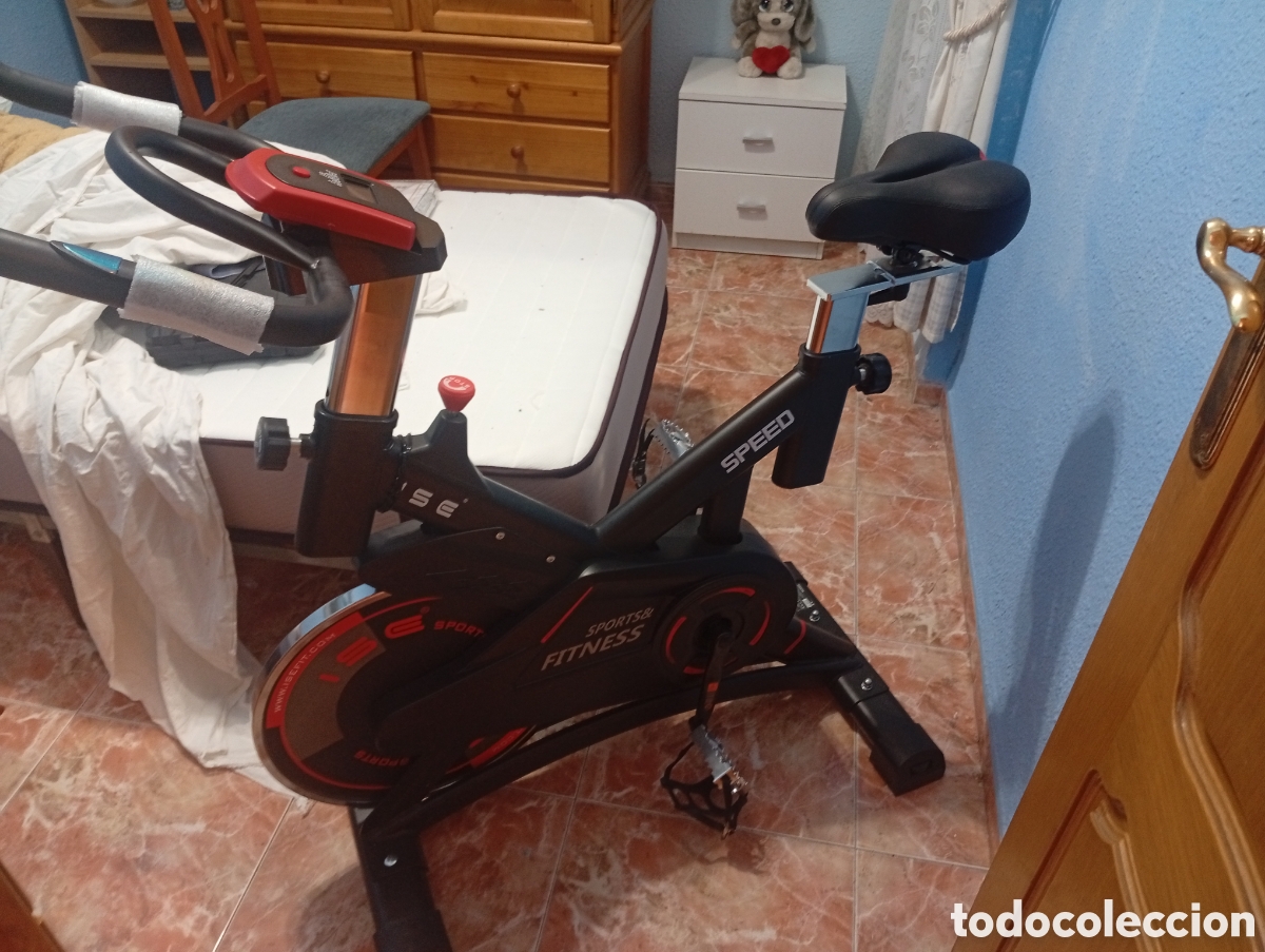 Coleccionismo deportivo: Bicicleta est&aacute;tica completamente nueva - Foto 3
