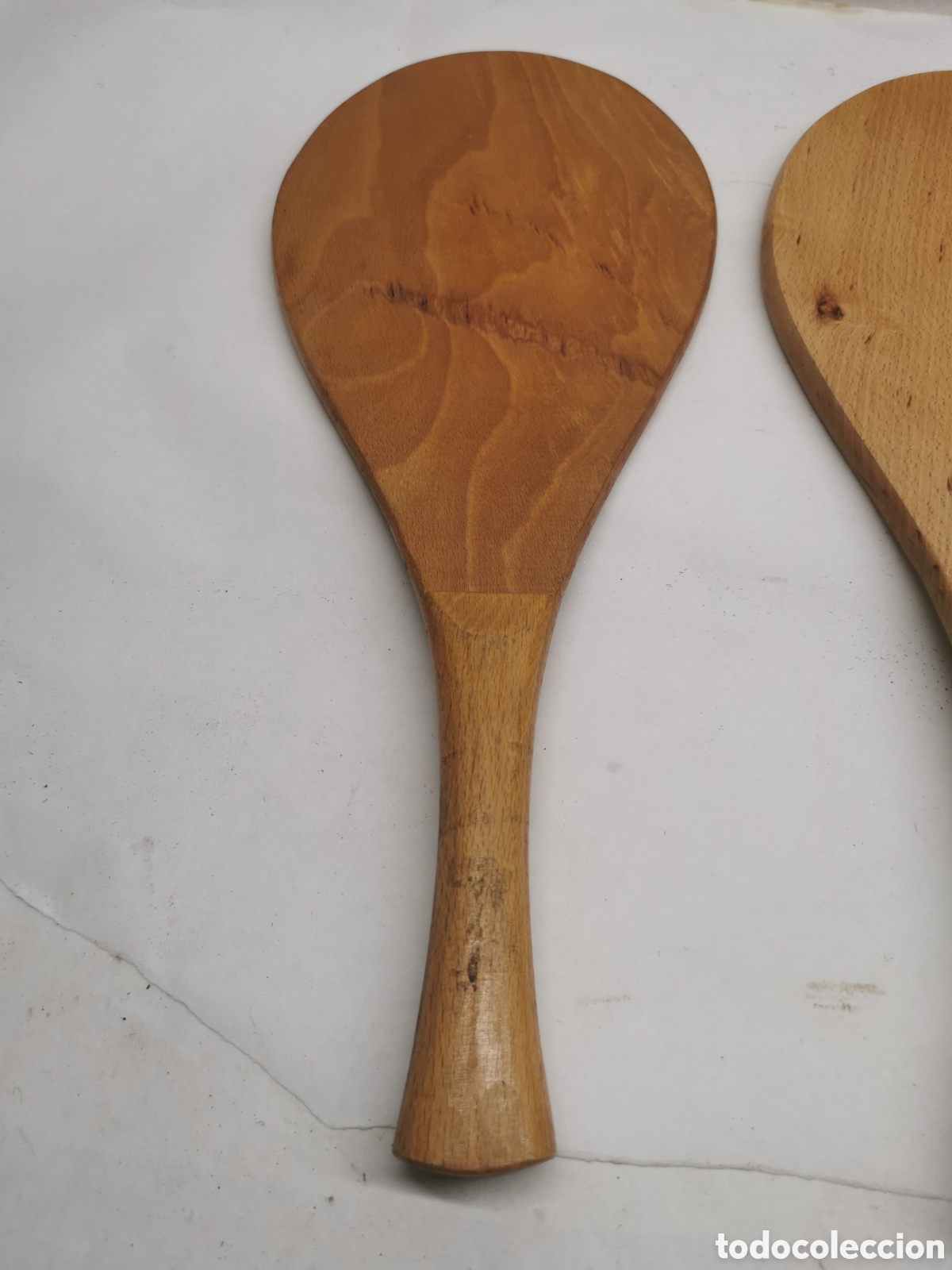 Coleccionismo deportivo: 3 palas de madera sin estrenar - Foto 2