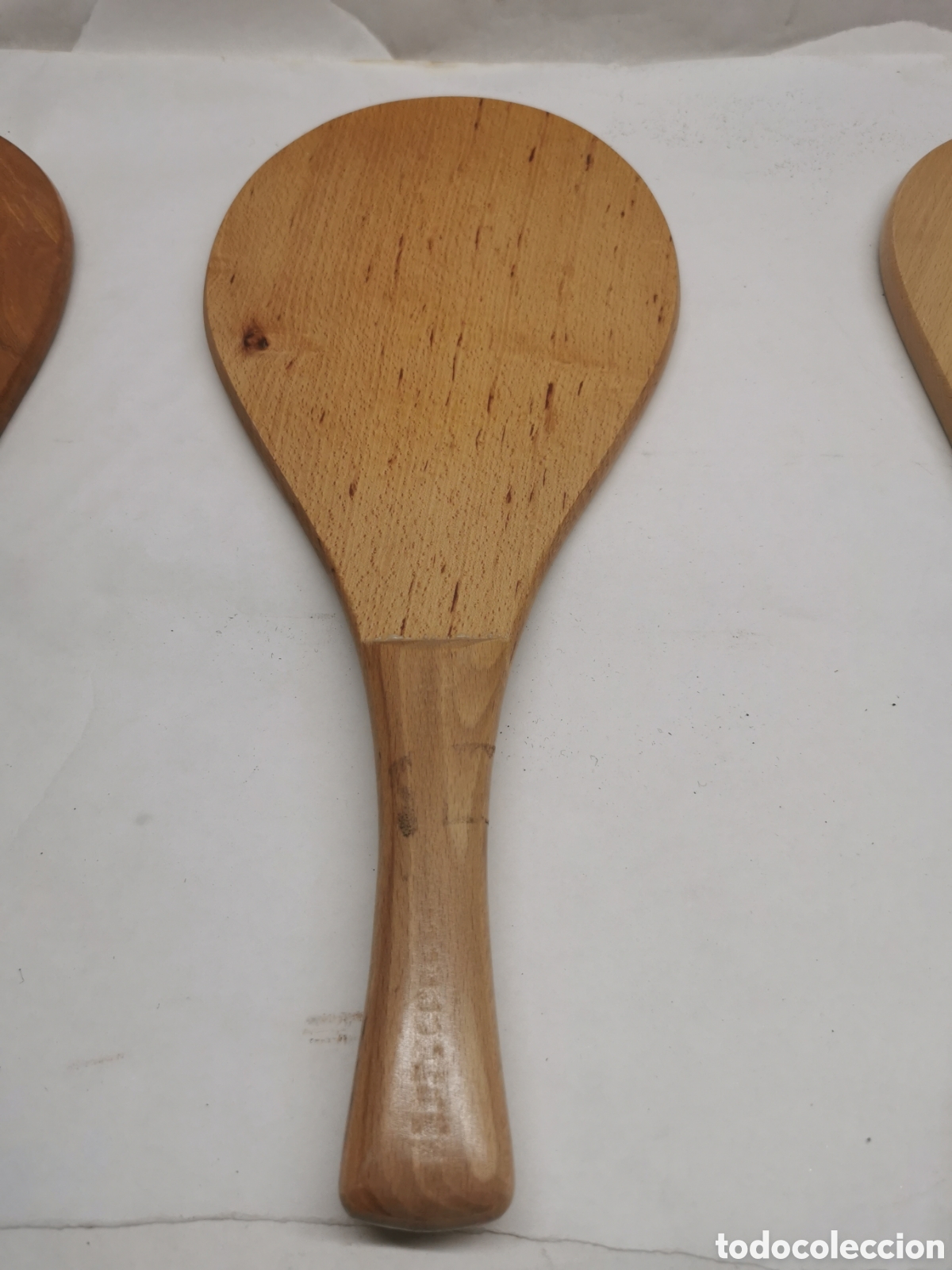 Coleccionismo deportivo: 3 palas de madera sin estrenar - Foto 3