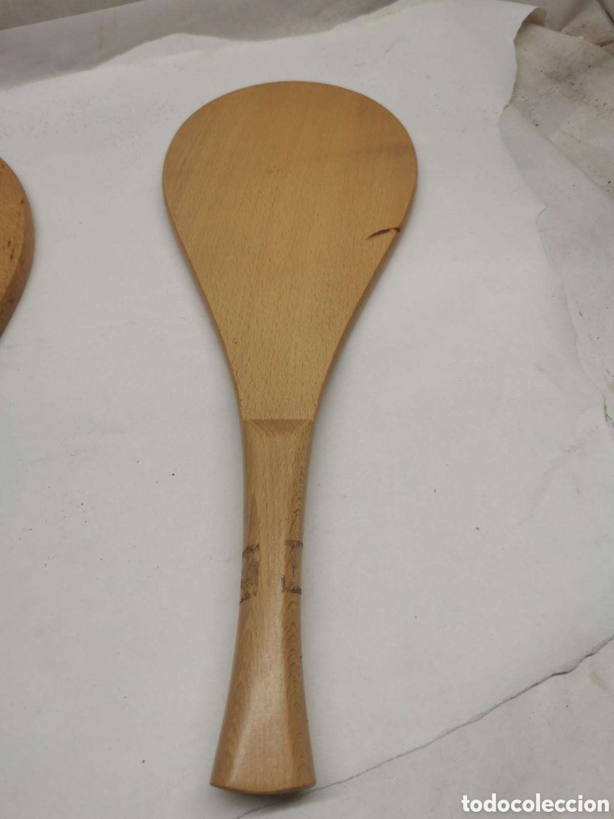 Coleccionismo deportivo: 3 palas de madera sin estrenar - Foto 4