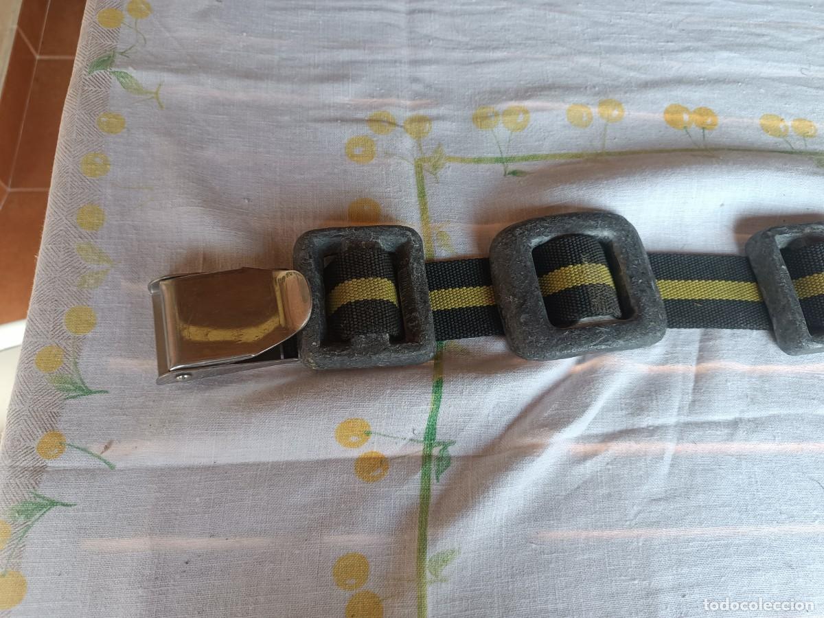 Coleccionismo deportivo: CINTURON CON PESOS PARA PESCA SUBMARINA - Foto 1
