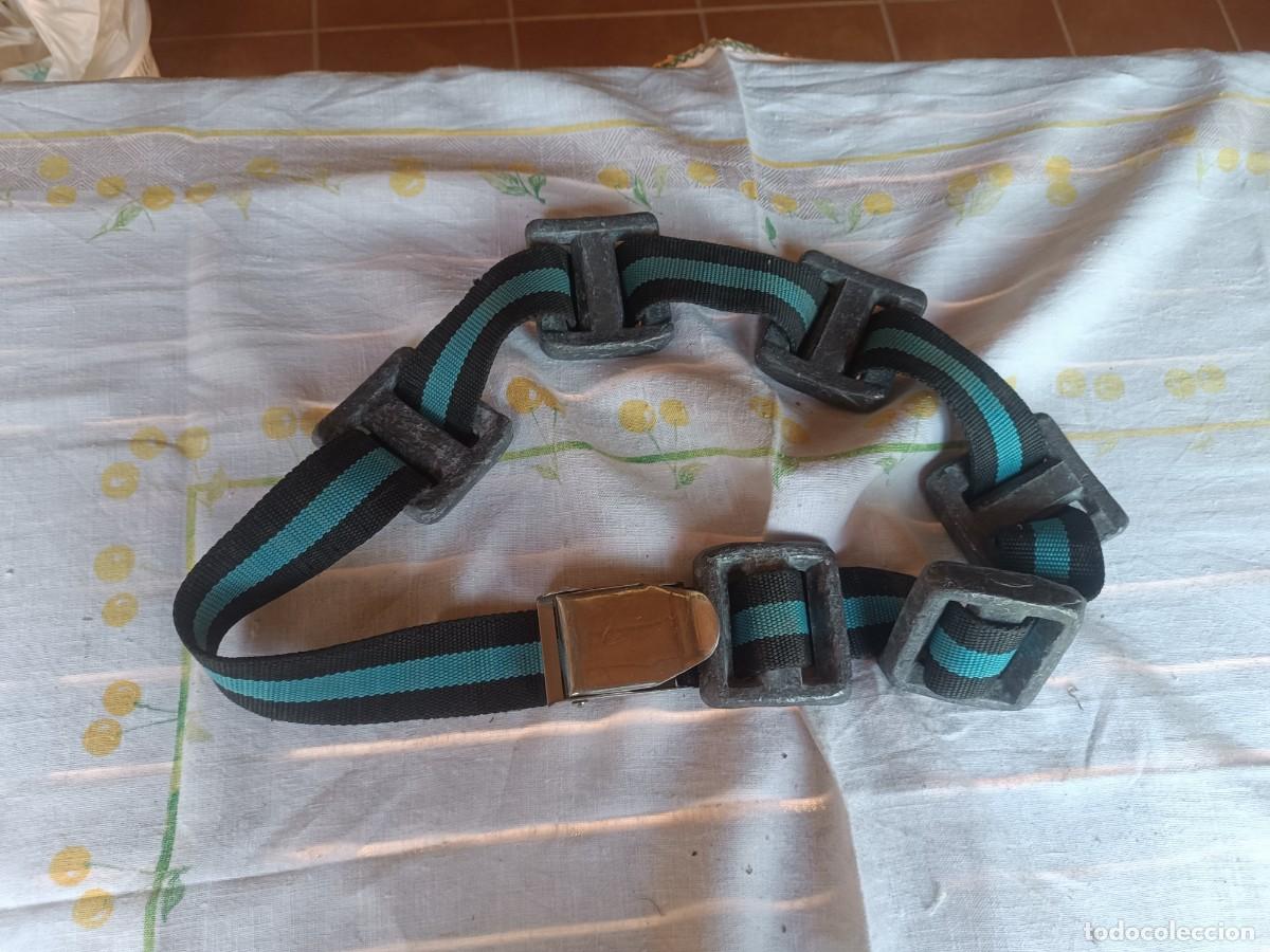 Coleccionismo deportivo: CINTURON CON PESOS PARA PESCA SUBMARINA - Foto 3