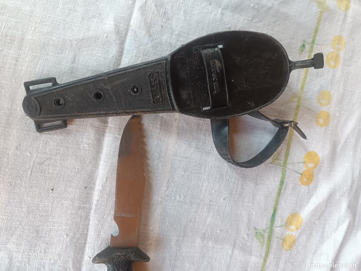 Coleccionismo deportivo: CUCHILLO PARA PESCA SUBMARINA STILL MARES SUB - Foto 4