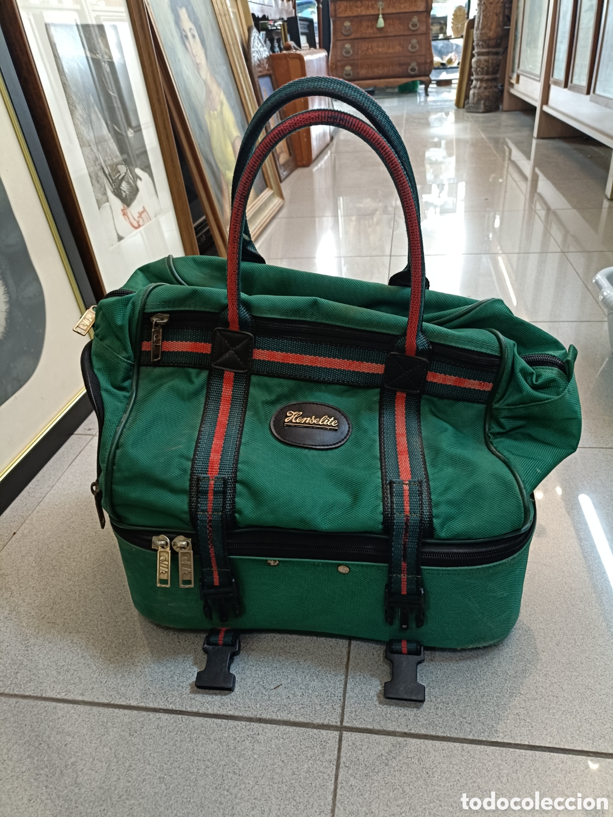 Coleccionismo deportivo: Conjunto de 8 Bolas inglesas con su bolsa original. - Foto 18