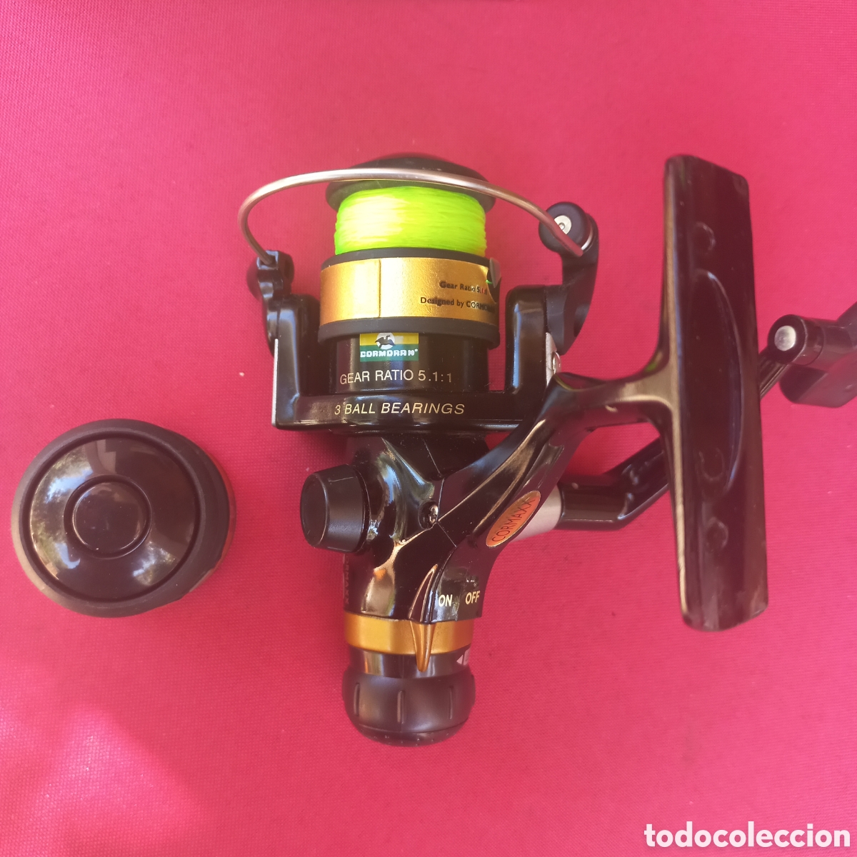 Coleccionismo deportivo: Lote 4 carretes pesca - Foto 6