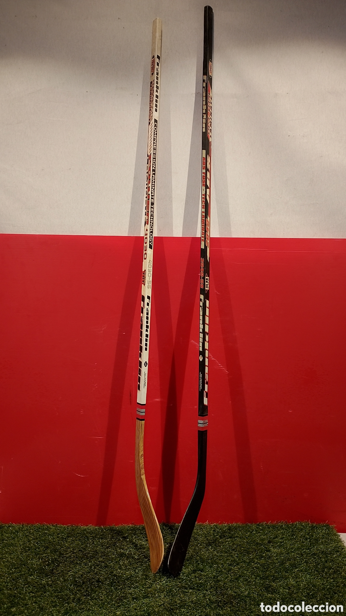 Coleccionismo deportivo: Stick de hockey marca Franklin. - Foto 1
