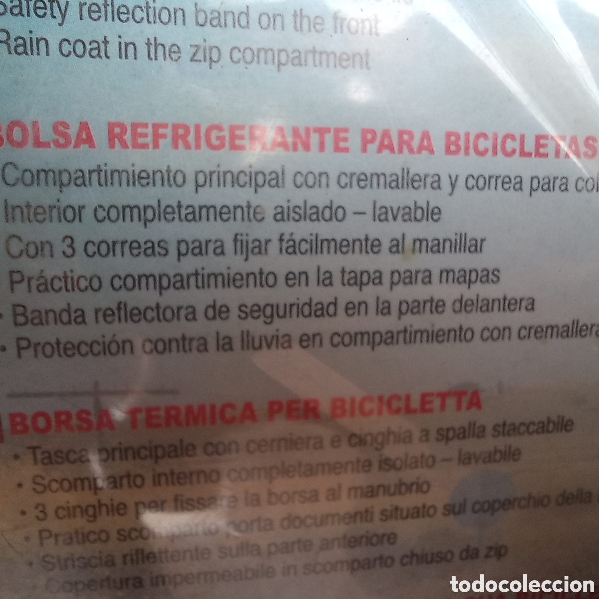 Coleccionismo deportivo: BOLSA REFRIGERANTE PARA BICICLETA - Foto 4