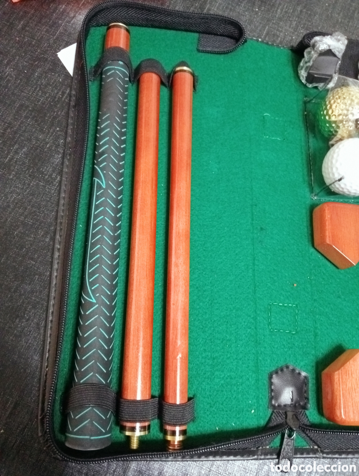 Coleccionismo deportivo: Mini golf portable enroscable. - Foto 2