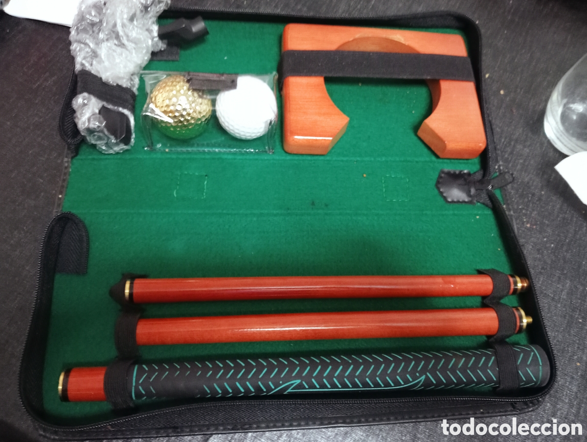 Coleccionismo deportivo: Mini golf portable enroscable. - Foto 5