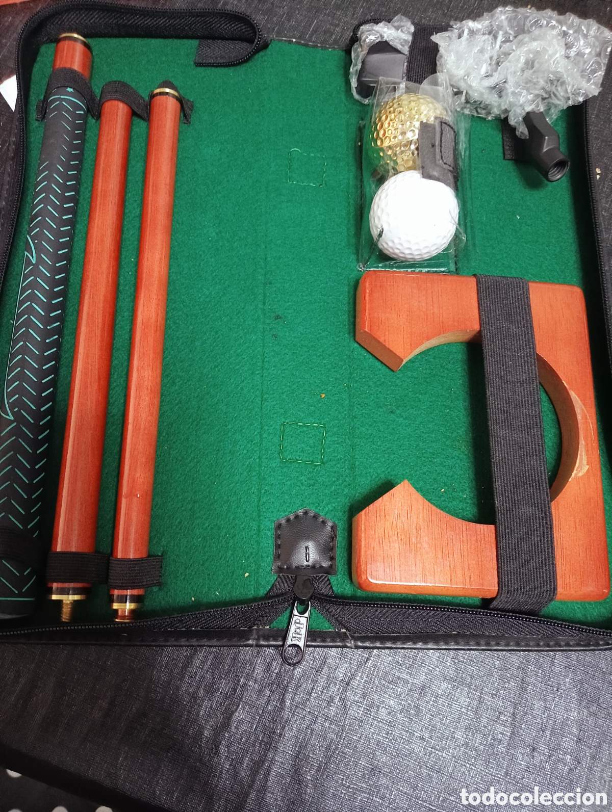 Coleccionismo deportivo: Mini golf portable enroscable. - Foto 1