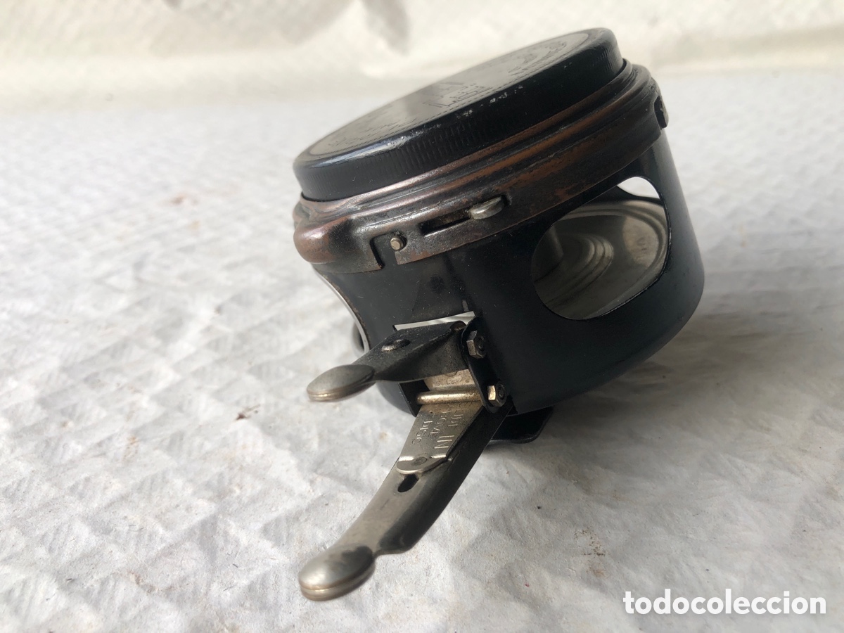 Coleccionismo deportivo: Antiguo carrete pesca mosca automatico PERRINI - Foto 4