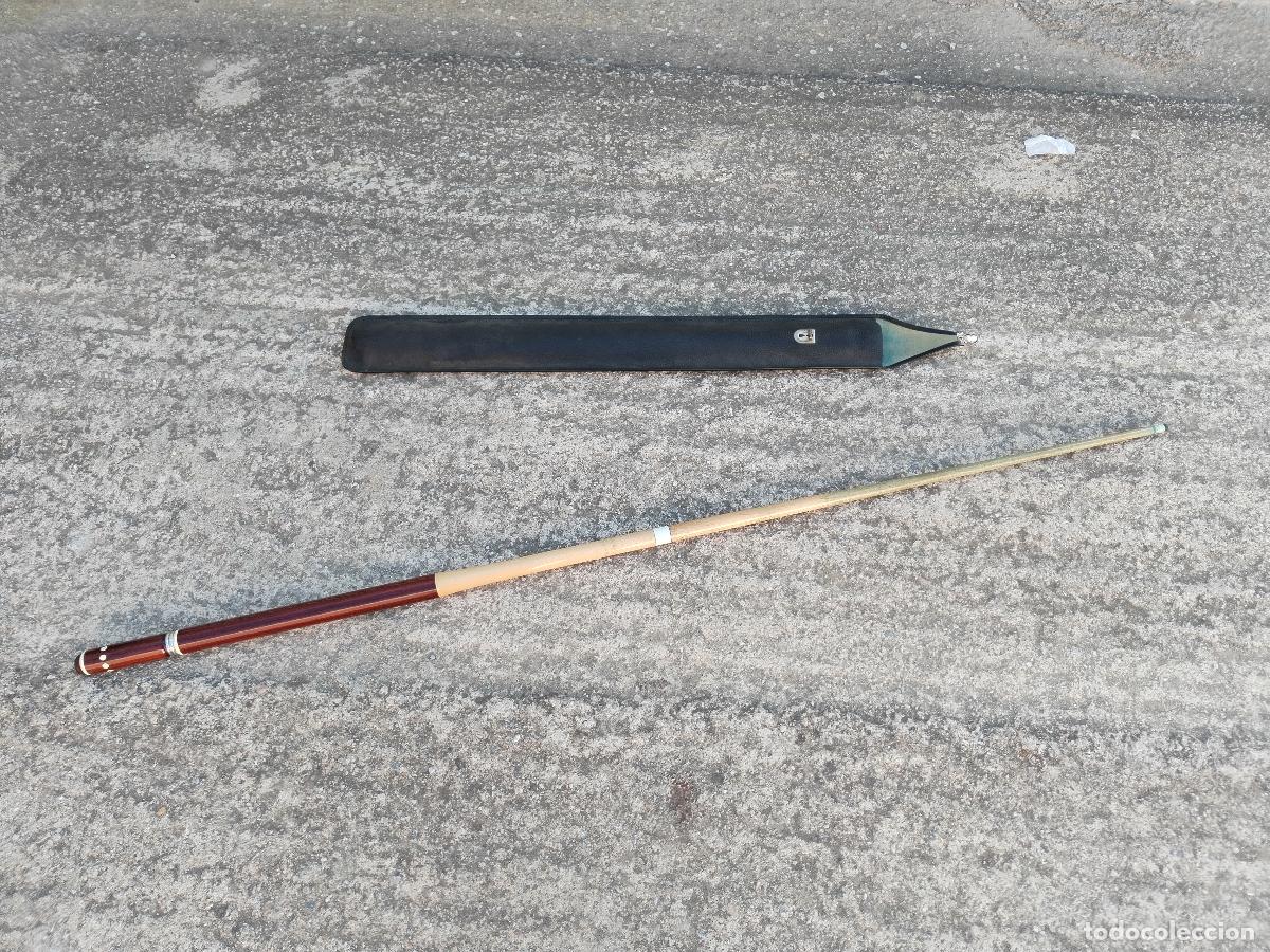 Coleccionismo deportivo: taco de billar con su funda - Foto 4