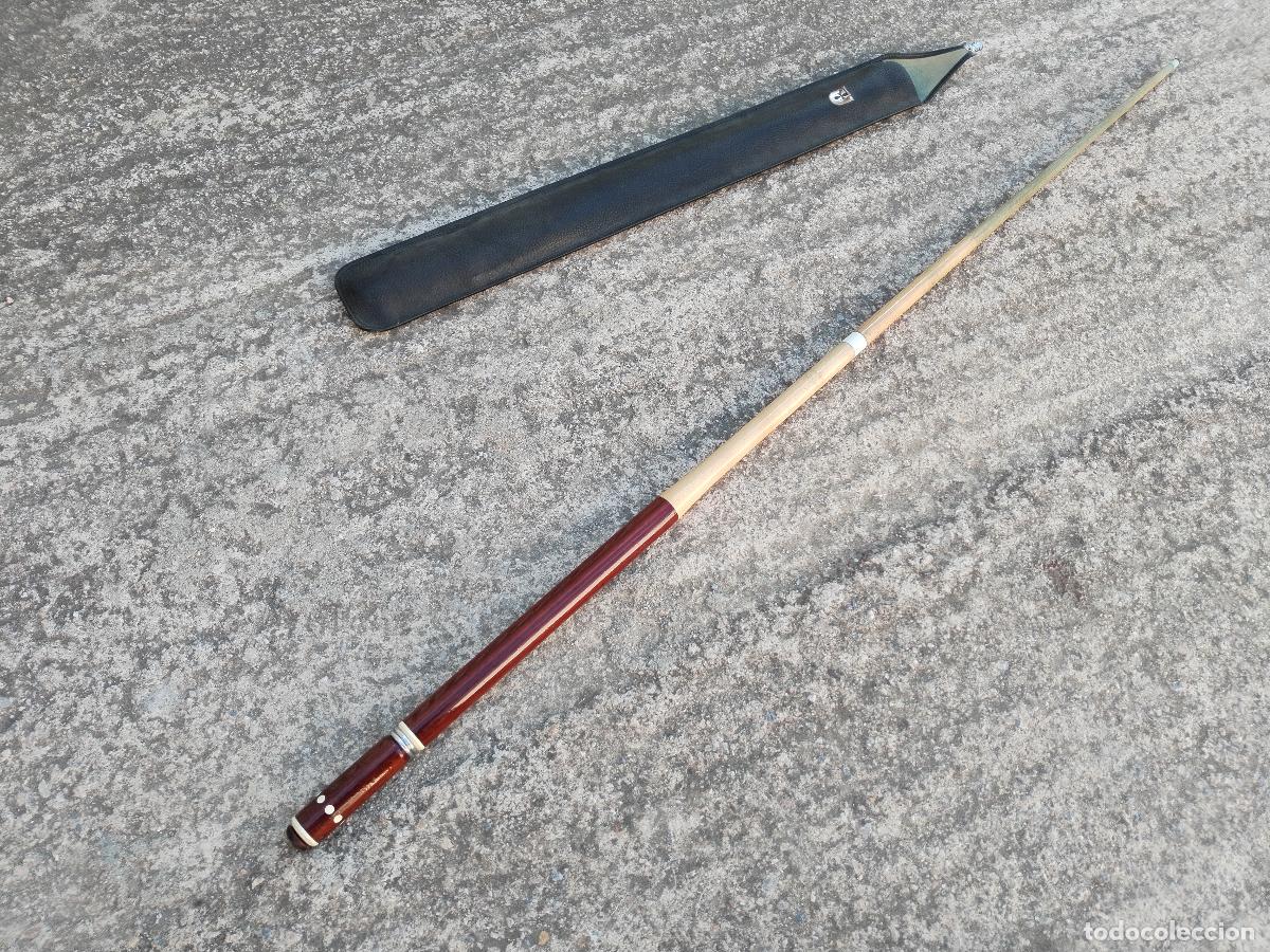 Coleccionismo deportivo: taco de billar con su funda - Foto 9