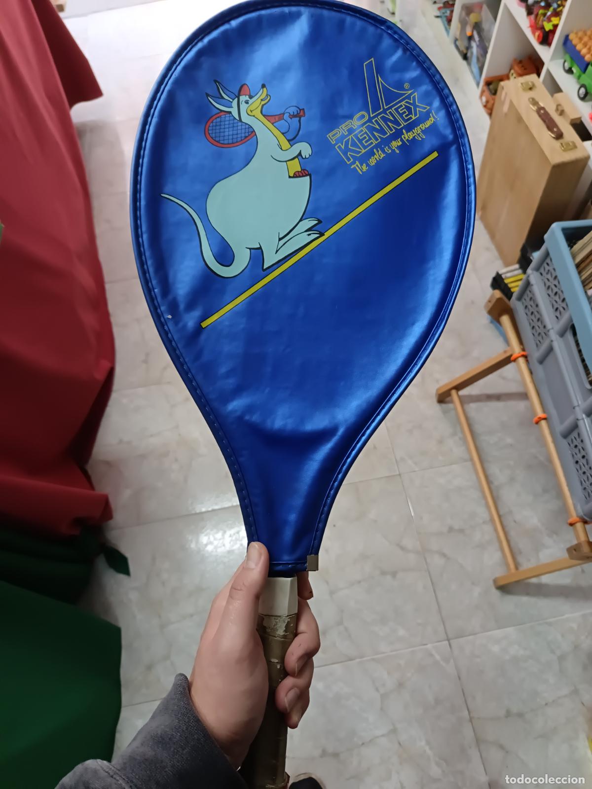 Coleccionismo deportivo: Antigua Raqueta de tenis ProKennex con su funda original. Pro Kennex. Leer Descripci&oacute;n...